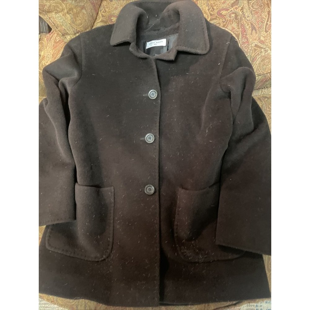 Cinzia Rocca due Wool Coat Size 8